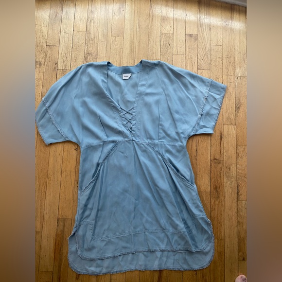 Suboo size 8 dress swim cover up. Denim chambray . Tencel. Gorgeous!! - Picture 1 of 4